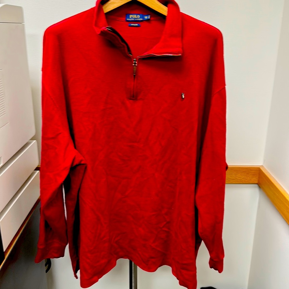 COPY - Polo Ralph Lauren 1/4 zip pullover sweater 3XB